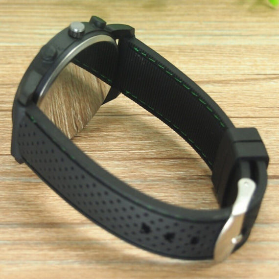 ساعة يد رياضية كوارتز عادية جديدة - أبيض 