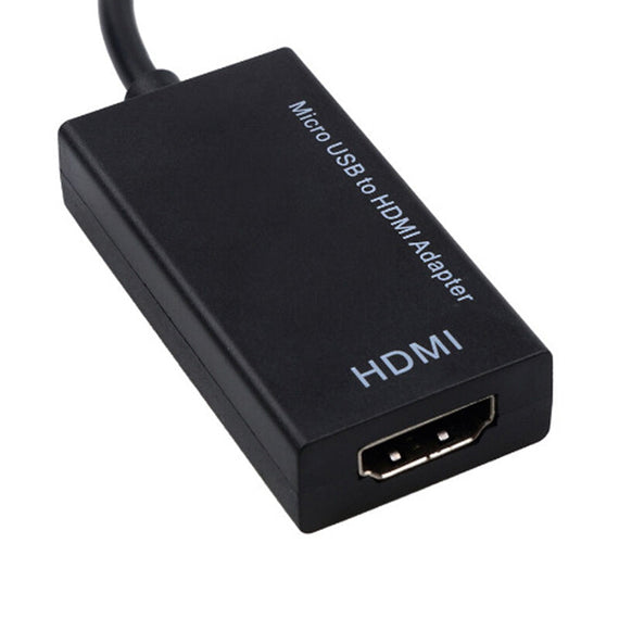 كابل HDTV الجديد Micro USB 2.0 إلى HDMI - أسود