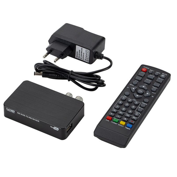 New Mini Model HD DVB-T2 K2 Set Top Box - Black
