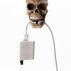 New Skull Cable Home Key Hook Storage - White