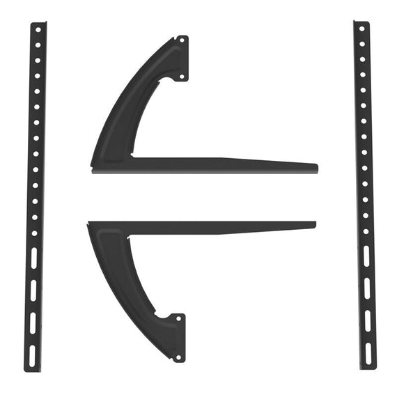 حامل تلفاز علوي قابل للتعديل عالمي جديد - أسود