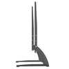 New Universal Adjustable Table Top TV Stand - Black
