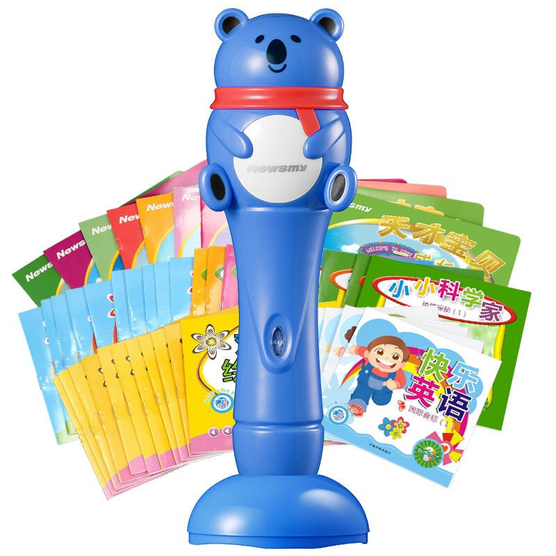 قلم قراءة نيومان بريميوم ثنائي اللغة - أزرق 