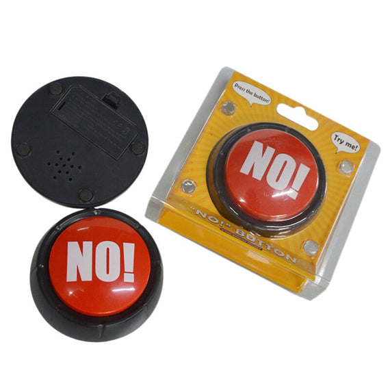 Novelty Gag Toy NO NO Squeeze - Black