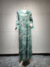 2024 Latest Netflix Style Popular Fashion Temperament Women's Clothing Kaftan