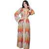 2024 Latest Netflix Style Popular Fashion Temperament Women's Clothing Kaftan