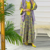 2024 Latest Netflix Style Popular Fashion Temperament Women's Clothing Kaftan