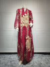 2024 Latest Netflix Style Popular Fashion Temperament Women's Clothing Kaftan