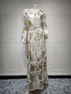 2024 Latest Netflix Style Popular Fashion Temperament Women's Clothing Kaftan