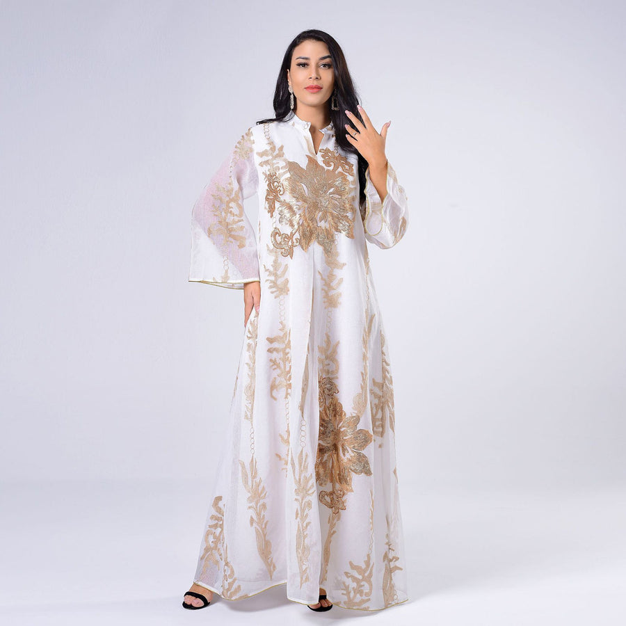 KT-12-28-1005 Latest Netflix Style Popular Fashion Temperament Women's Clothing Kaftan