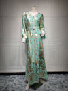 2024 Latest Netflix Style Popular Fashion Temperament Women's Clothing Kaftan