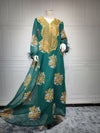 2024 Latest Netflix Style Popular Fashion Temperament Women's Clothing Kaftan