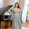 2024 Latest Netflix Style Popular Fashion Temperament Women's Clothing Kaftan