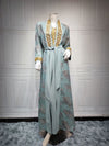 2024 Latest Netflix Style Popular Fashion Temperament Women's Clothing Kaftan