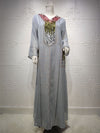 2024 Latest Netflix Style Popular Fashion Temperament Women's Clothing Kaftan
