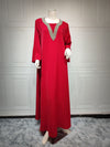 2024 Latest Netflix Style Popular Fashion Temperament Women's Clothing Kaftan
