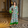 2024 Latest Netflix Style Popular Fashion Temperament Women's Clothing Kaftan