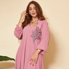 2024 Latest Netflix Style Popular Fashion Temperament Women's Clothing Kaftan