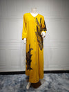 2024 Latest Netflix Style Popular Fashion Temperament Women's Clothing Kaftan