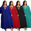 2024 Latest Netflix Style Popular Fashion Temperament Women's Clothing Kaftan