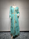 2024 Latest Netflix Style Popular Fashion Temperament Women's Clothing Kaftan