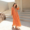 2024 Latest Netflix Style Popular Fashion Temperament Women's Clothing Kaftan