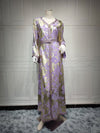 2024 Latest Netflix Style Popular Fashion Temperament Women's Clothing Kaftan
