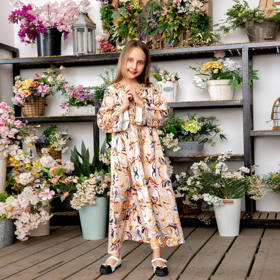 KT-12-29-1057 أحدث طراز من Netflix ملابس نسائية ذات مزاج شعبي قفطان