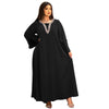 2024 Latest Netflix Style Popular Fashion Temperament Women's Clothing Kaftan