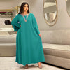 2024 Latest Netflix Style Popular Fashion Temperament Women's Clothing Kaftan