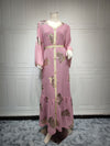 2024 Latest Netflix Style Popular Fashion Temperament Women's Clothing Kaftan
