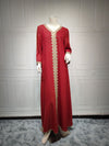 2024 Latest Netflix Style Popular Fashion Temperament Women's Clothing Kaftan