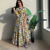 2024 Latest Netflix Style Popular Fashion Temperament Women's Clothing Kaftan