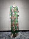 2024 Latest Netflix Style Popular Fashion Temperament Women's Clothing Kaftan