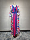 2024 Latest Netflix Style Popular Fashion Temperament Women's Clothing Kaftan