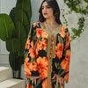 2024 Latest Netflix Style Popular Fashion Temperament Women's Clothing Kaftan