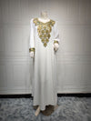 2024 Latest Netflix Style Popular Fashion Temperament Women's Clothing Kaftan
