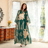 2024 Latest Netflix Style Popular Fashion Temperament Women's Clothing Kaftan