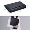 Multifunctional Professional Business Zippered Padfolio Folder Document Case Organizer A4 PU Leather