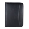 Multifunctional Professional Business Zippered Padfolio Folder Document Case Organizer A4 PU Leather