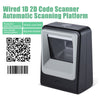 سطح المكتب التلقائي السلكية 1D باركود 2D رمز QR Image Scanner Scanner Platform مجاني لمكتبة Supermarket Library Express Express Warehouse Warehouse