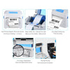 Gprinter GP-1324D Thermal Printer 1D 2D QR Barcode Label Address E-Waybill Printing 8inch Fast Speed 20-118mm Width with External Label Entrance for Express Logistics Warehouse Parcel Post