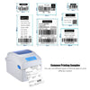 Gprinter GP-1324D Thermal Printer 1D 2D QR Barcode Label Address E-Waybill Printing 8inch Fast Speed 20-118mm Width with External Label Entrance for Express Logistics Warehouse Parcel Post