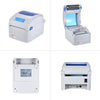 Gprinter GP-1324D Thermal Printer 1D 2D QR Barcode Label Address E-Waybill Printing 8inch Fast Speed 20-118mm Width with External Label Entrance for Express Logistics Warehouse Parcel Post