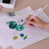 3pcs Watercolor Brush Pen Kit Set Water Storage Nylon Hair Point Tips for Solid Color Powder Painting Drawing Calligraphy Artist