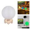 2018 World Cup Football Lamp 7-Color 3D Print Soccer LED Night Light Ball