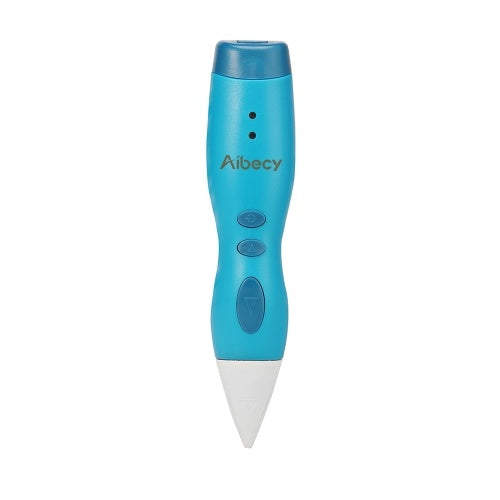 AIBECY LP02 منخفضة درجة الحرارة ثلاثية الأبعاد قلم الطباعة مع بطارية إعادة شحن للأطفال