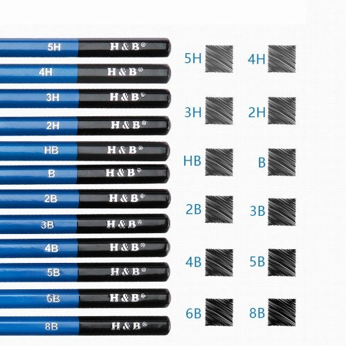 H&B 40pcs/set Professional Drawing Kit