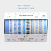 Washi Japanese Paper Tapes Scrapbooking Tape Rolls Lovely Design 10pcs/set