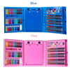 H&B 208pcs Art Drawing Set Children's Painting Tools Watercolor Pens/Crayons/Oil Pastels/Colored Pencils and More Students Stationery Supplies Kids Gifts